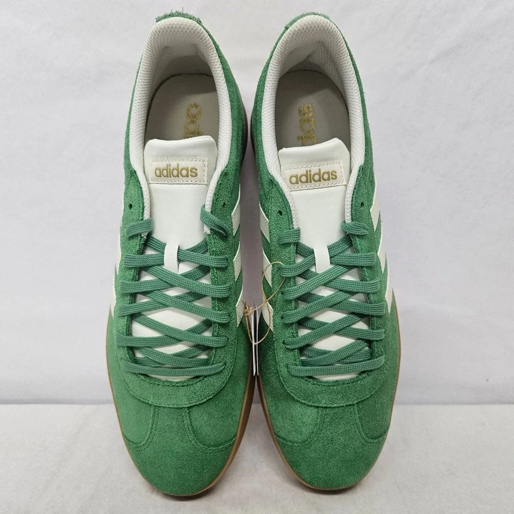 Adidas VL Court 2.0 Casual Sneakers JH5077 Green Suede‎ Gum Sole Men Size 11